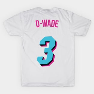 Dwyane Wade 'D Wade' Nickname Jersey - Miami Heat T-Shirt